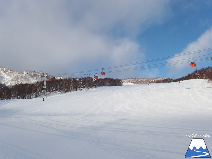 札幌国際スキー場 寒さにも負けず、大賑わい♪新設『エコークワッド』大活躍！